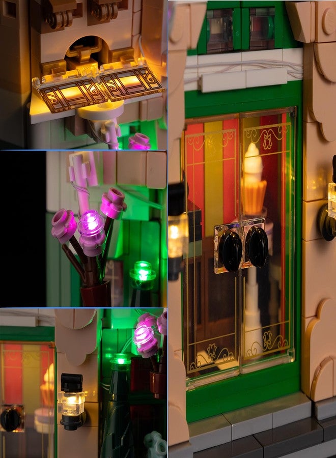 BrickSoul LED Light Up Kit Compatible with Lego French Café Paris 10362 Building Set, Upgrade Design Lighting Accessories for Lego Fans, Not Included 10362 Model - Image 4